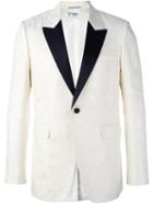 Saint Laurent Monochrome Smoking Jacket