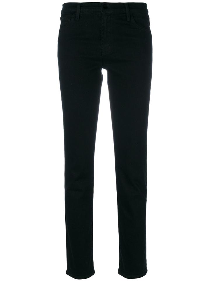 J Brand Slim Cropped Jeans - Black