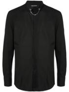 Neil Barrett Chain Trim Tailored Shirt - Black