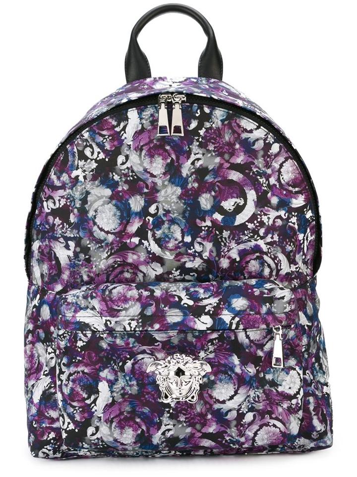 Versace 'flowerflage Palazzo Medusa' Backpack