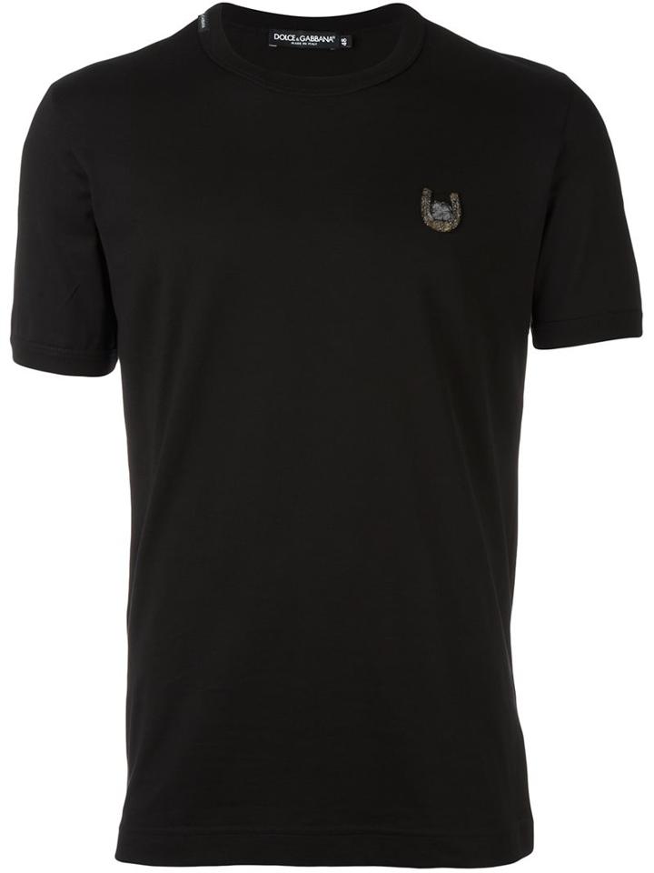Dolce & Gabbana Horseshoe Appliqué T-shirt