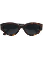 Retrosuperfuture Drew Mama Oval Sunglasses - Brown