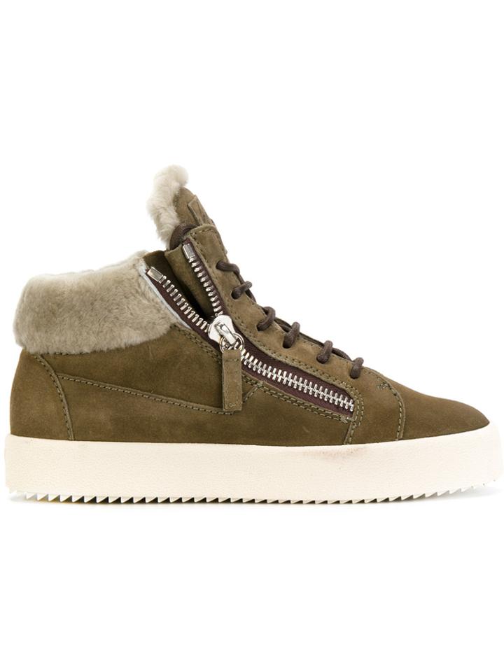 Giuseppe Zanotti Design Kriss Hi-top Sneakers - Green