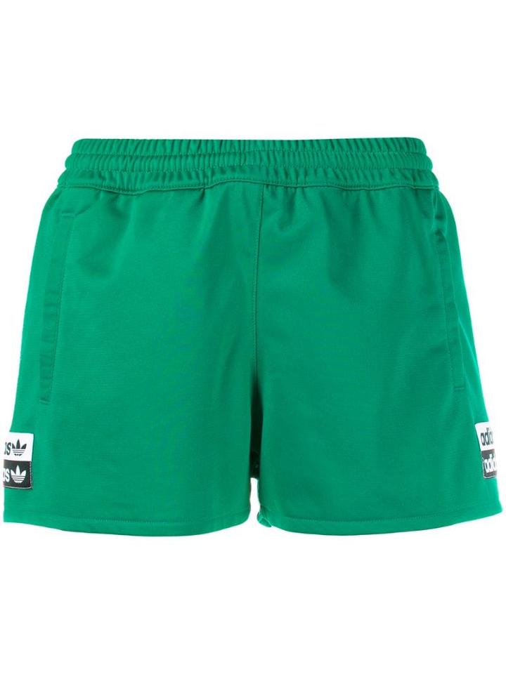 Adidas Logo Patch Short Shorts - Green