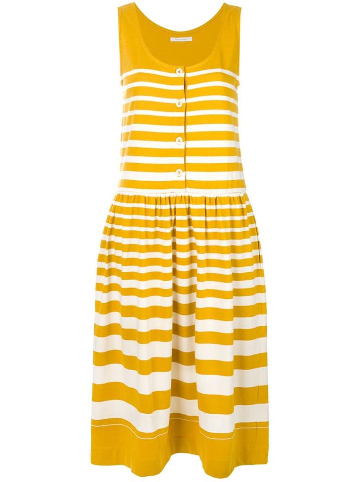 Chinti & Parker Button Down Dress - Yellow & Orange