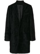 Rta Shearling Coat - Black