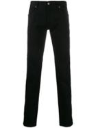 Fendi Slim-fit Mid-rise Jeans - Black
