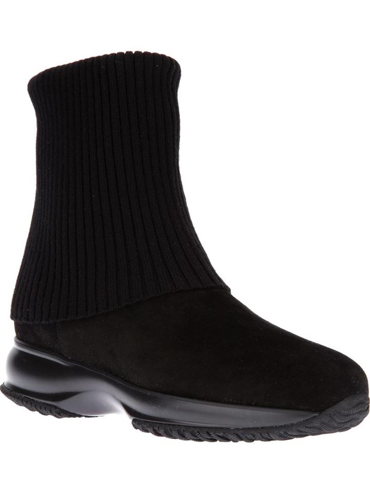 Hogan Suede Ankle Boot