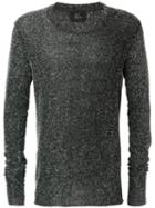 Lost & Found Ria Dunn - Broken Seam Jumper - Men - Linen/flax/spandex/elastane/viscose - L, Black, Linen/flax/spandex/elastane/viscose