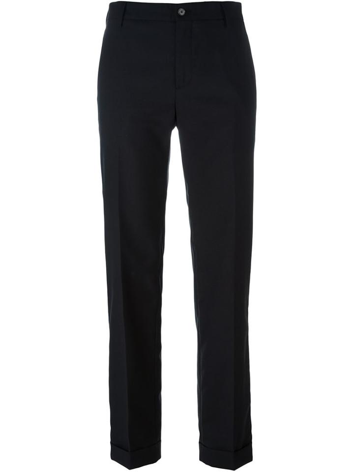 Golden Goose Deluxe Brand Straight Leg Trousers, Women's, Size: Medium, Black, Virgin Wool