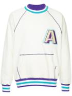 A(lefrude)e Crew Neck Jumper - White