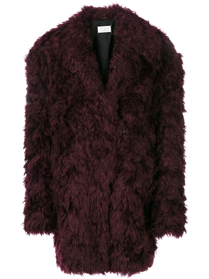 Maison Margiela Textured Shagpile Coat - Unavailable