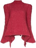 Stella Mccartney Bell Sleeve Knit Jumper - Pink