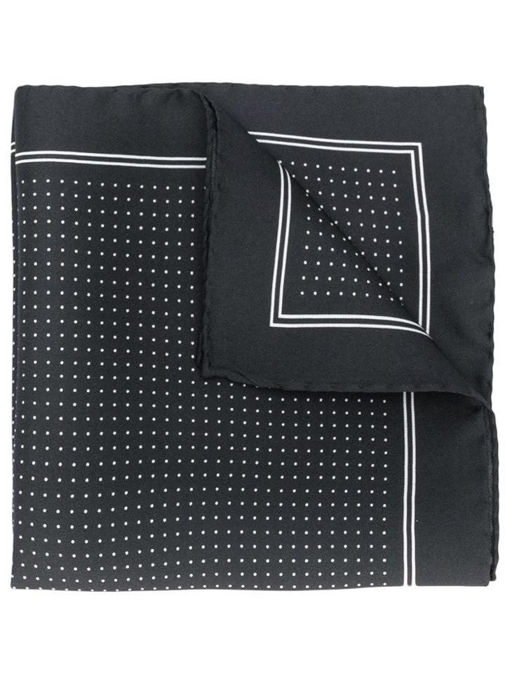 Dolce & Gabbana Dot Print Scarf - Black