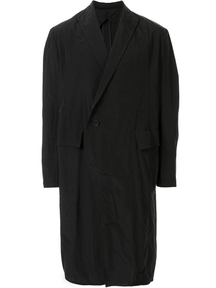 Julius Single Button Fastened Jacket - Black