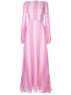 Safiyaa London Magenta Dress - White