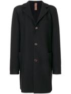 Eleventy Buttoned Coat - Black