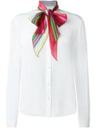 Mary Katrantzou 'folia' Pussy Bow Blouse