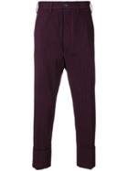 Vivienne Westwood Pinstripe Formal Trousers - Purple