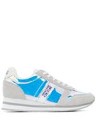 Versace Jeans Couture Panelled Iridescent Sneakers - Silver