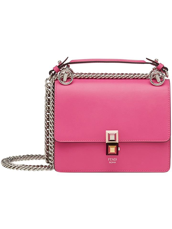 Fendi Mini Kan I Shoulder Bag - Pink & Purple