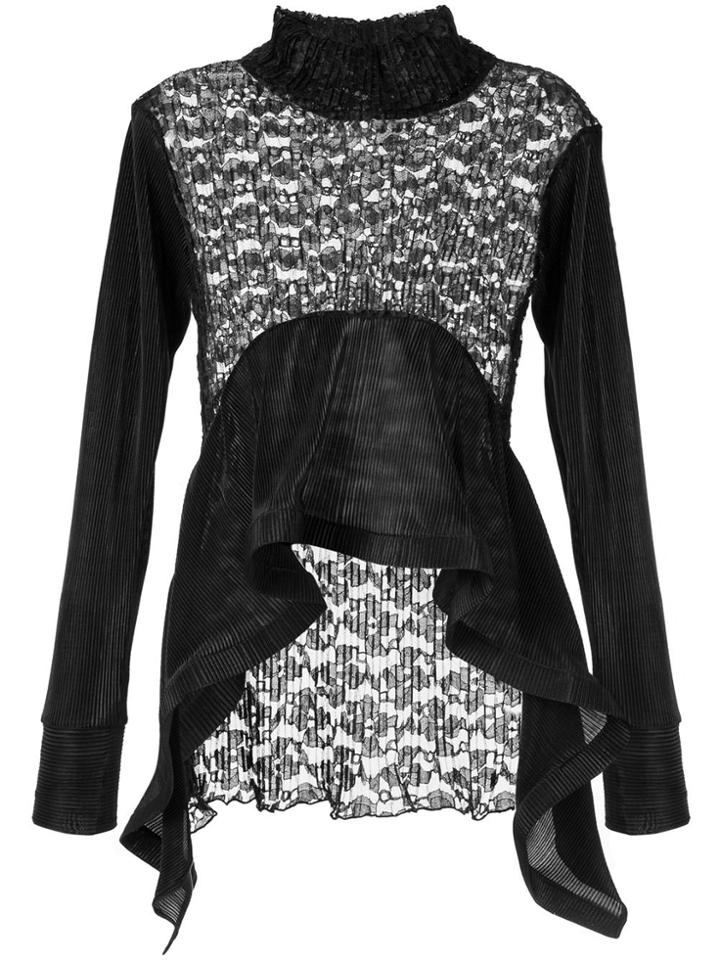 Romance Was Born 17 Days Long Sleeve Top - Black