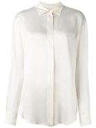 Forte Forte 'my Shirt' Satin Shirt, Women's, Size: 0, Nude/neutrals, Silk
