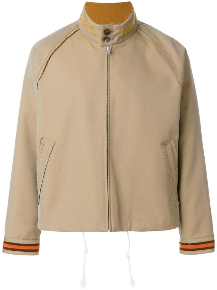 Maison Margiela Zipped Fitted Jacket - Nude & Neutrals