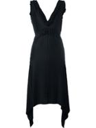 Givenchy Pleated Sleeveless Dress - Black