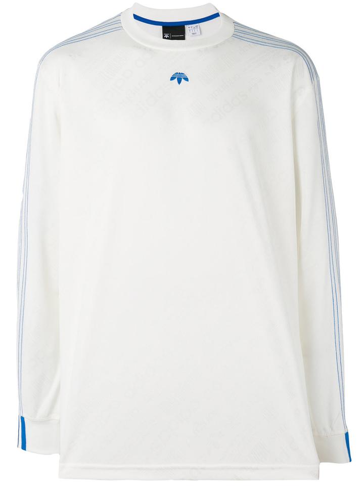 Adidas Originals By Alexander Wang - Soccer Long Sleeved T-shirt - Unisex - Polyester - Xs, White