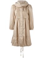 Moncler Cabannes Mid-length Coat - Nude & Neutrals
