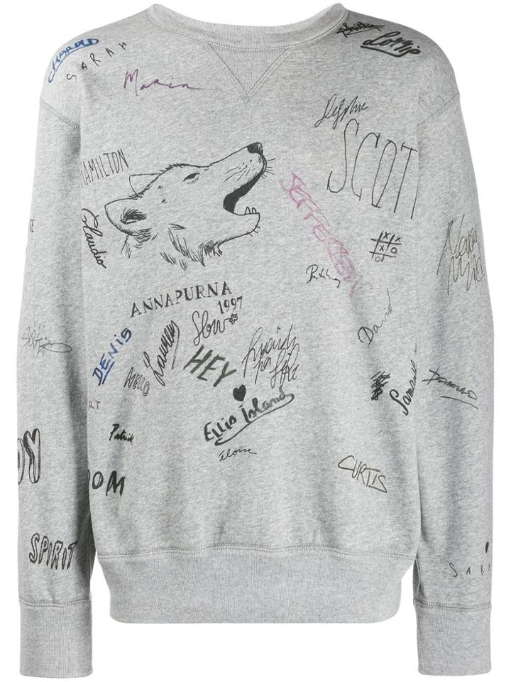 Isabel Marant Lupo Sweatshirt - Grey