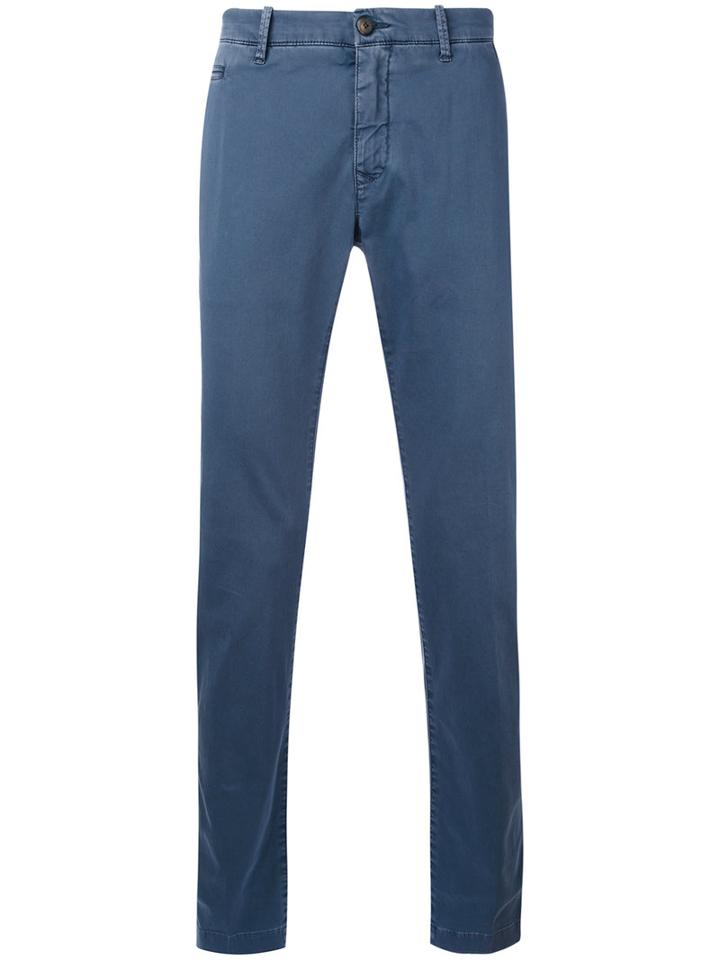 Classic Chinos - Men - Cotton/spandex/elastane - 32, Blue, Cotton/spandex/elastane, Jacob Cohen