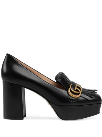 Gucci Decollete In Pelle Loafers - Black
