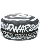 Moschino 'bad Warrior' Biker Hat, Women's, Size: Large, Black, Sheep Skin/shearling/rayon