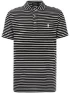 Polo Ralph Lauren Striped Polo Shirt, Men's, Size: Large, Black, Cotton