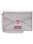 Miu Miu Madras Love Envelope Wallet - Silver