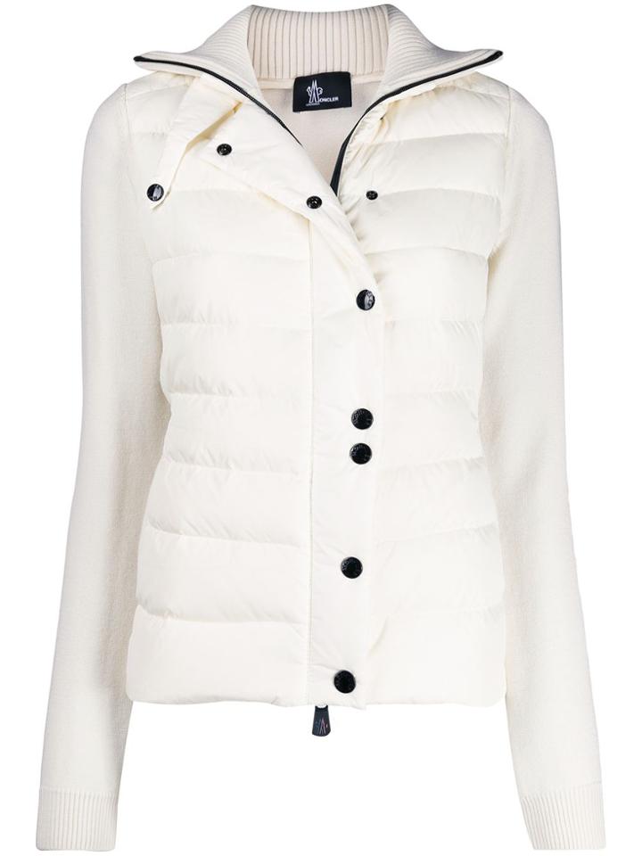 Moncler Grenoble Button-up Padded Jacket - Neutrals