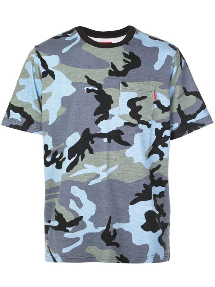 Supreme Camo T-shirt - Blue