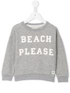 American Outfitters Kids Beach Please Print Sweatshirt, Girl's, Size: 10 Yrs, Grey