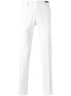 Pt01 - Tailored Cropped Trousers - Men - Cotton/polyamide - 52, White, Cotton/polyamide