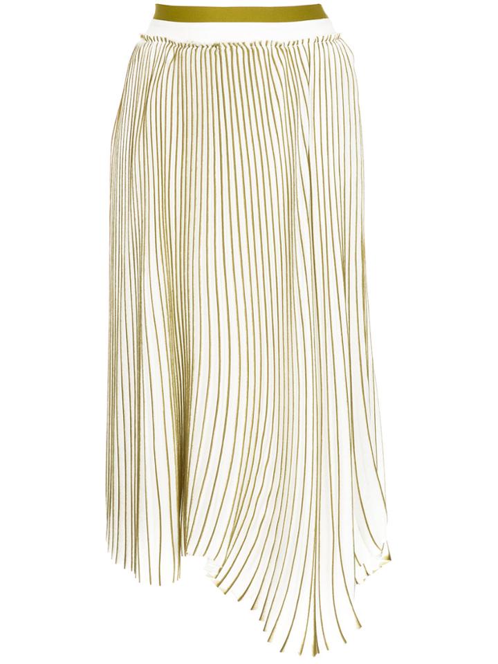 Manning Cartell Striped Flared Skirt - White