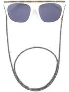 Stella Mccartney Eyewear Falabella Oversized Sunglasses - White