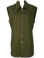 Marni Elongated Design Shirt - Green