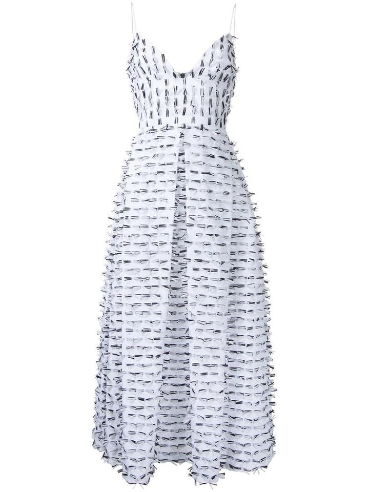 Alex Perry 'spencer' Dress, Women's, Size: 6, White, Cotton/polyamide/polyester