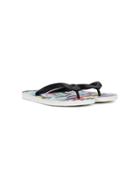 Mc2 Saint Barth Kids Teen Slip-on Flip Flops - Black