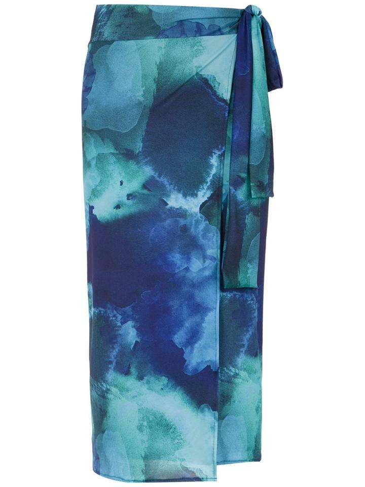 Lygia & Nanny Printed Orixa Beach Cover-up - Blue
