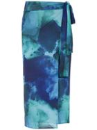 Lygia & Nanny Printed Orixa Beach Cover-up - Blue