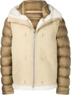 Ten C Shearling Padded Jacket - Neutrals
