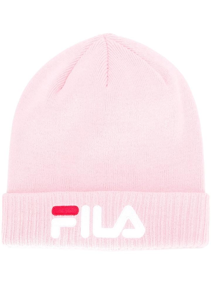 Fila Slouchy Beanie - Pink & Purple